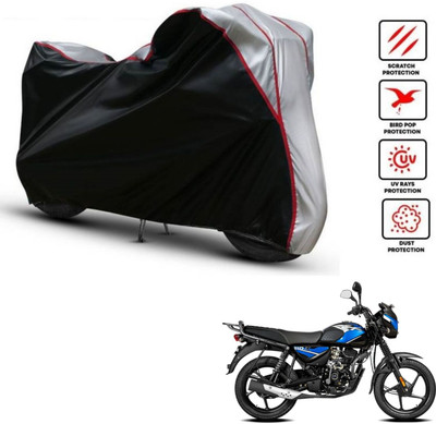Car Life Waterproof Two Wheeler Cover for Bajaj(CT110, Multicolor)