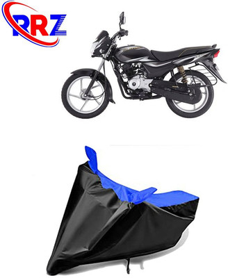 RRZ Waterproof Two Wheeler Cover for Bajaj(Platina, Black, Blue)
