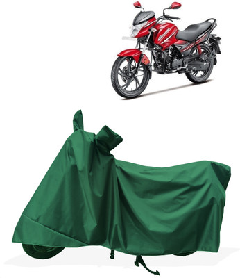 Tricway Two Wheeler Cover for Hero(Glamour i3s, Green)