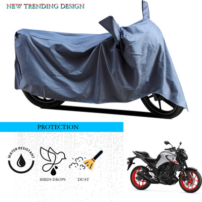 ANTHUB Waterproof Two Wheeler Cover for Yamaha(MT-03, Grey)