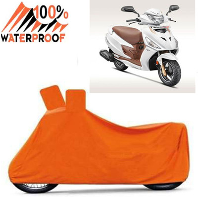 ROYAL AUTO MART Waterproof Two Wheeler Cover for Hero(Maestro Edge 125, Orange)