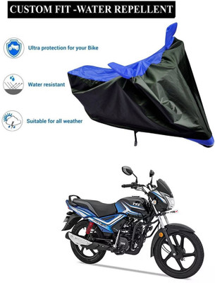 CODOKI Waterproof Two Wheeler Cover for TVS(Star City Plus BS6, Blue)