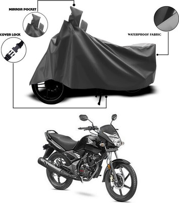 SEBONGO Waterproof Two Wheeler Cover for Honda(CB Unicorn 150, Grey)