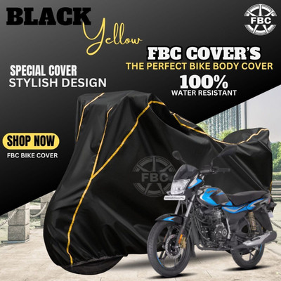 OliverX Waterproof Two Wheeler Cover for Bajaj(Platina, Black)