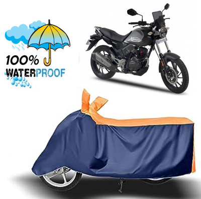 ROYAL AUTO MART Waterproof Two Wheeler Cover for Hero(Xpulse 200T, Blue, Orange)