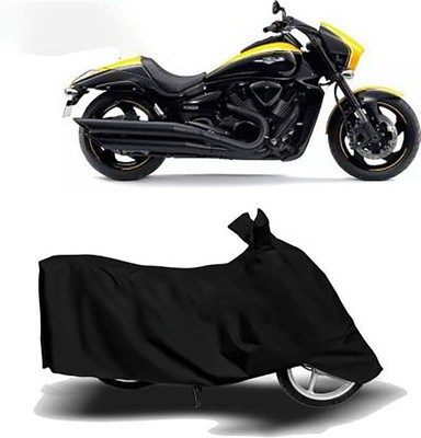 MWBB Waterproof Two Wheeler Cover for Suzuki(Intruder M1800R, Black)