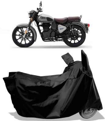 Amexride Two Wheeler Cover for Royal Enfield(Classic Gunmetal, Black)