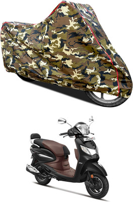 PAGORA Waterproof Two Wheeler Cover for Hero(Pleasure Plus, Yellow)
