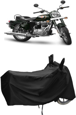 Autoprime Two Wheeler Cover for Royal Enfield(Standardv BS6, Black)