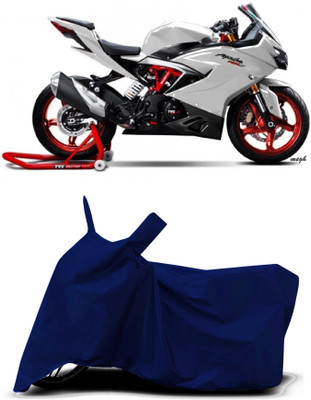 VESMEI Two Wheeler Cover for TVS(Apache RTR 310, Blue)
