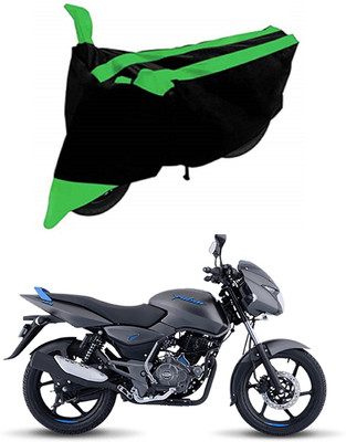 MMSSTAR Waterproof Two Wheeler Cover for Bajaj(Pulsar 125, Green, Black)