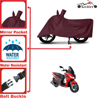 KEDIT Two Wheeler Cover for Universal For Bike(SXR 160, Maroon)