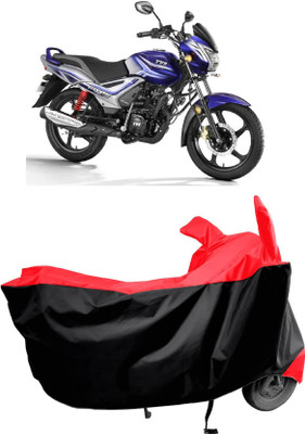 KEDIT Two Wheeler Cover for TVS(Star City, Red)