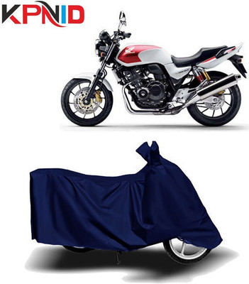 DeepShakshi AUTOMOTIVE Waterproof Two Wheeler Cover for Honda(CB 400, Blue)