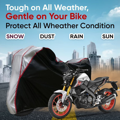 Shiv Kanha Waterproof Two Wheeler Cover for Yamaha(MT 15, Black)