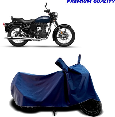 OSOMO Waterproof Two Wheeler Cover for Royal Enfield(Bullet 350 Twinspark, Blue)