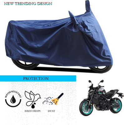 ANTHUB Waterproof Two Wheeler Cover for Yamaha(MT 09, Blue)