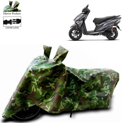 Mdstar Waterproof Two Wheeler Cover for Honda(Grazia, Green)
