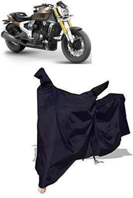 Amexride Two Wheeler Cover for TVS(Zeppelin, Black)