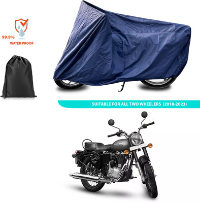 CODOKI Waterproof Two Wheeler Cover for Royal Enfield(Bullet, Blue)
