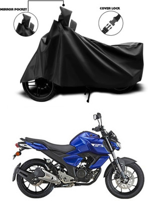 KEDIT Two Wheeler Cover for Yamaha(FZ S V3.0 FI, Black)