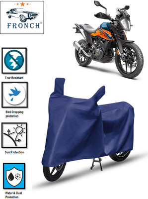 FRONCH Waterproof Two Wheeler Cover for KTM(390 Adventure BS6, Blue)