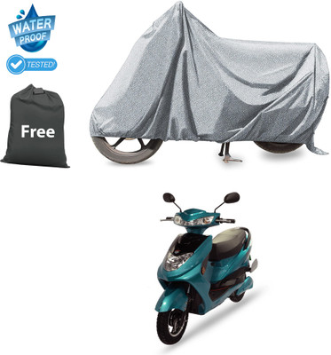 GOSHIV-car and bike accessories Waterproof Two Wheeler Cover for Okinawa(R30 electric scooter, Silver)