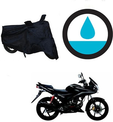 DeepShakshi AUTOMOTIVE Waterproof Two Wheeler Cover for Honda(CBF Stunner, Black)