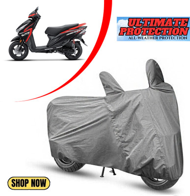 PAGORA Waterproof Two Wheeler Cover for Honda(Grazia, Grey)