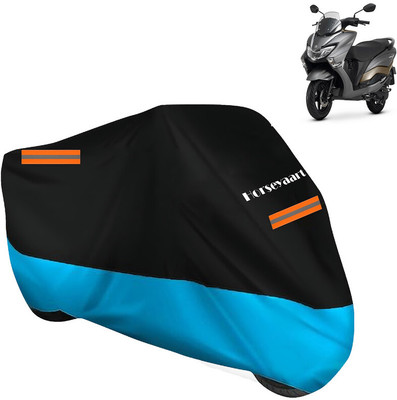 Horseyaart Waterproof Two Wheeler Cover for Suzuki(Burgman Street, Blue)