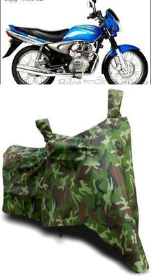 ATBROTHERS Waterproof Two Wheeler Cover for Bajaj(Wind 125, Multicolor, Green)