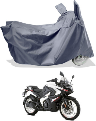 Amexride Two Wheeler Cover for Bajaj(Pulsar RS200 BS6, Grey)