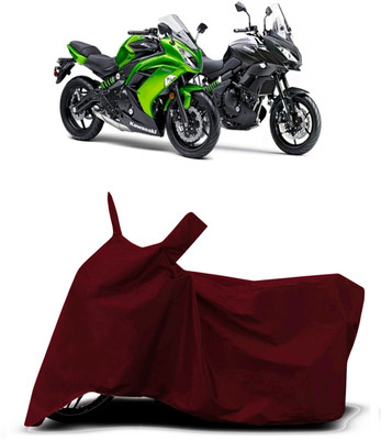 VESMEI Two Wheeler Cover for Kawasaki(Versys X 300, Red)