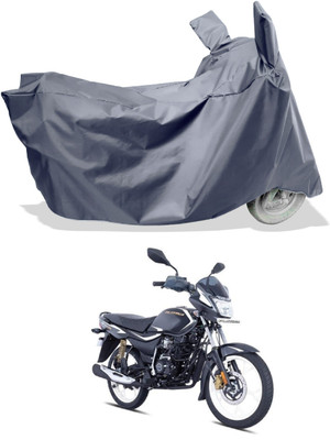 Amexride Two Wheeler Cover for Bajaj(Platina 110, Grey)