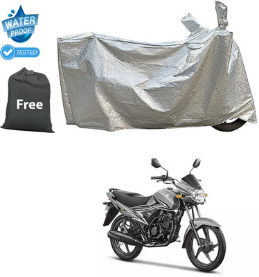 PAGORA Waterproof Two Wheeler Cover for Suzuki(Hayate EP, Silver)