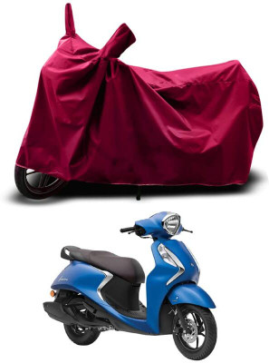 KEDIT Two Wheeler Cover for Universal For Bike(Fascino 125 FI, Maroon)