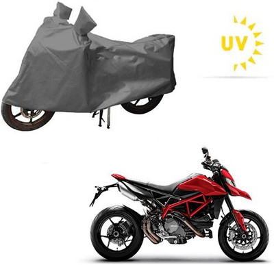 MMSSTAR Waterproof Two Wheeler Cover for Ducati(Hyperstrada, Grey)
