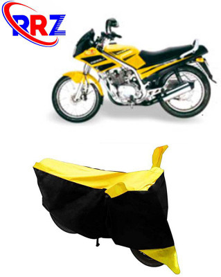 RRZ Waterproof Two Wheeler Cover for Kinetic(GF Lazer, Black, Yellow)