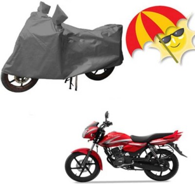 LIFE TO HUB Two Wheeler Cover for Hero, Honda, Bajaj, Ather, TVS, Yamaha(Oma Star, Grey)