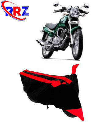 AutoGalaxy Waterproof Two Wheeler Cover for TVS(Fiero FX, Black, Red)