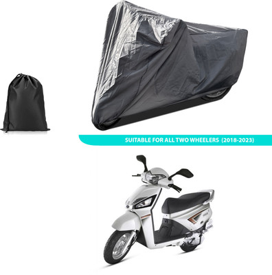 PAGORA Two Wheeler Cover for Mahindra(Gusto, Grey)