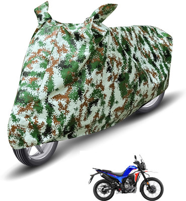 MOCKHE Waterproof Two Wheeler Cover for Hero(Xpulse 200T, Green)