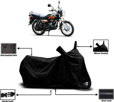 KEDIT Two Wheeler Cover for TVS(Max 4R, Black)