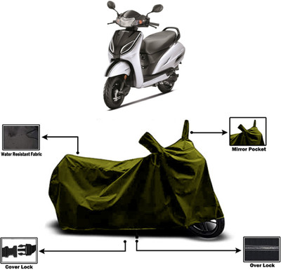 Amexride Two Wheeler Cover for Honda(Activa 5G, Green)