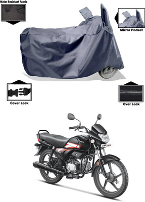 GOSHIV-car and bike accessories Waterproof Two Wheeler Cover for Hero(Grey)