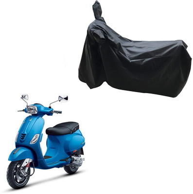 AASHTIK MART Two Wheeler Cover for Vespa(Vespa SXL 150, Black)
