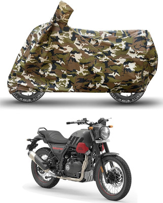 RABABLI Waterproof Two Wheeler Cover for Royal Enfield(Street Scrambler, Multicolor)