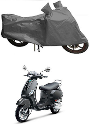 Furious3D Two Wheeler Cover for Piaggio(Vespa VXL 125, Grey)