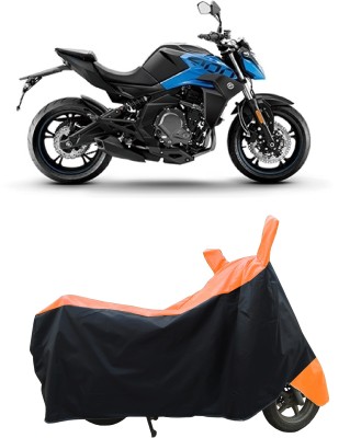 Coxtor Waterproof Two Wheeler Cover for CFMoto(400NK, Orange)