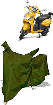 Amexride Two Wheeler Cover for Hero(Pleasure+ 110, Maroon)